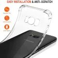 Калъф за Samsung Galaxy S8 Plus - Удароустойчив прозрачен силикон - Прозрачен