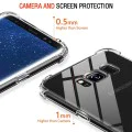 Калъф за Samsung Galaxy S8 Plus - Удароустойчив прозрачен силикон - Прозрачен