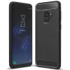 Калъф за Samsung Galaxy S9 - Carbon Silicone - Черен