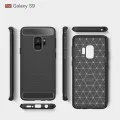 Калъф за Samsung Galaxy S9 - Carbon Silicone - Черен