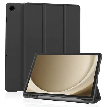 Калъф – Samsung Galaxy Tab A11 Plus / A9 Plus – Techsuit Flex Trifold (с държач за стилус) – Черен