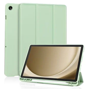 Калъф – Samsung Galaxy Tab A11 Plus / A9 Plus – Techsuit Flex Trifold (с държач за стилус) – Matcha Green