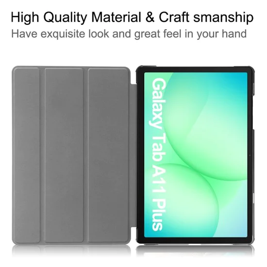 Калъф – Samsung Galaxy Tab A11 Plus / A9 Plus – Techsuit FoldPro – Черен