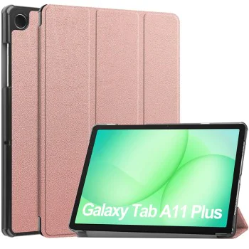 Калъф – Samsung Galaxy Tab A11 Plus / A9 Plus – Techsuit FoldPro – Rose Gold