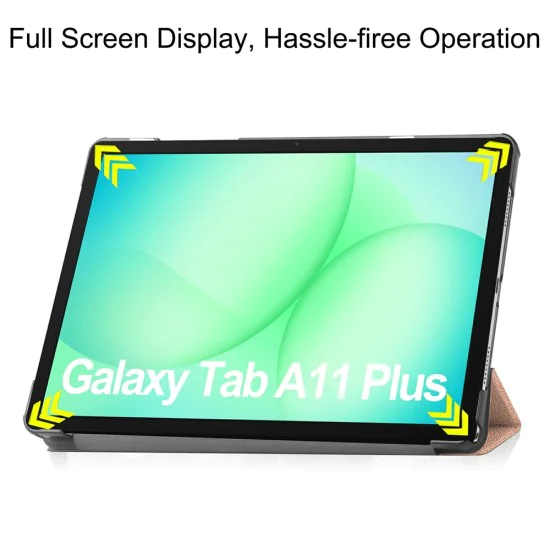 Калъф – Samsung Galaxy Tab A11 Plus / A9 Plus – Techsuit FoldPro – Rose Gold