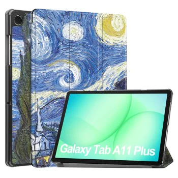 Калъф – Samsung Galaxy Tab A11 Plus / A9 Plus – Techsuit FoldPro – Starry Night