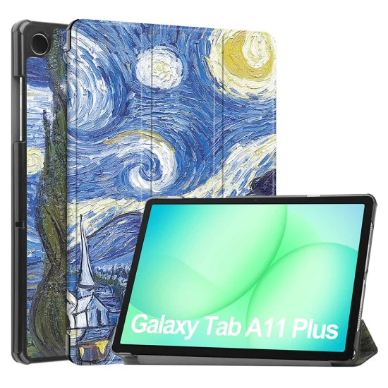 Калъф – Samsung Galaxy Tab A11 Plus / A9 Plus – Techsuit FoldPro – Starry Night