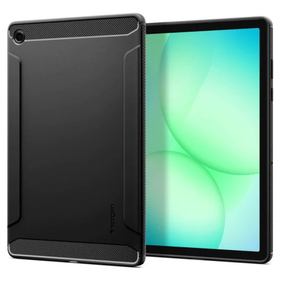 Калъф за Samsung Galaxy Tab A11 Plus - Spigen Rugged Armor - Матово черен