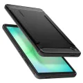 Калъф за Samsung Galaxy Tab A11 - Spigen Rugged Armor - Матово черен