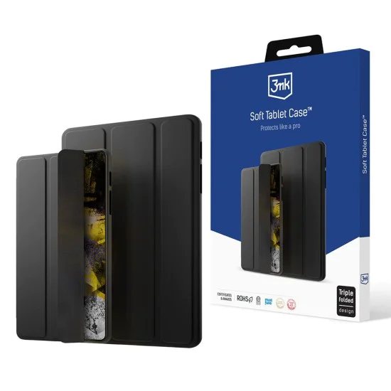 Калъф за Samsung Galaxy Tab A9 Plus - 3mk - Soft Tablet Case - Черен
