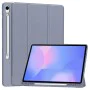 Калъф за Samsung Galaxy Tab S10 FE Plus - Techsuit - Flex Trifold (с поставка за молив) - лилав