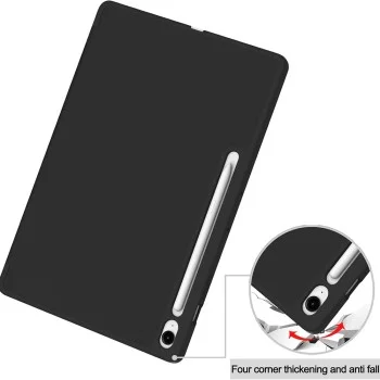 Калъф за Samsung Galaxy Tab S10 FE Plus - Techsuit - Flex Trifold (with Pencil Holder) - Dark Blue