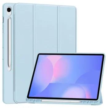 Калъф за Samsung Galaxy Tab S10 FE Plus - Techsuit - Flex Trifold (with Pencil Holder) - Небесно Син