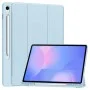 Калъф за Samsung Galaxy Tab S10 FE Plus - Techsuit - Flex Trifold (with Pencil Holder) - Небесно Син