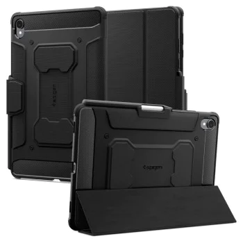 Калъф за Samsung Galaxy Tab S11 - Spigen - Rugged Armor Pro - Черен