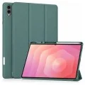 Калъф за Samsung Galaxy Tab S11 Ultra / Tab S12 Ultra - Flex Trifold (с държач за писалка) - Techsuit - Зелен
