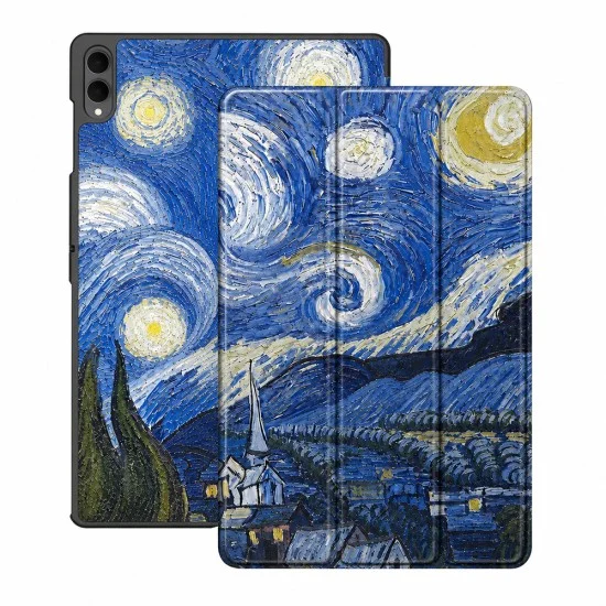 Калъф за Samsung Galaxy Tab S11 Ultra / Tab S12 Ultra - FoldPro - Techsuit - Starry Night