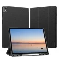 Калъф за Samsung Galaxy Tab S12 Plus - Domo Series (със държач за S Pen) - Dux Ducis - Черен