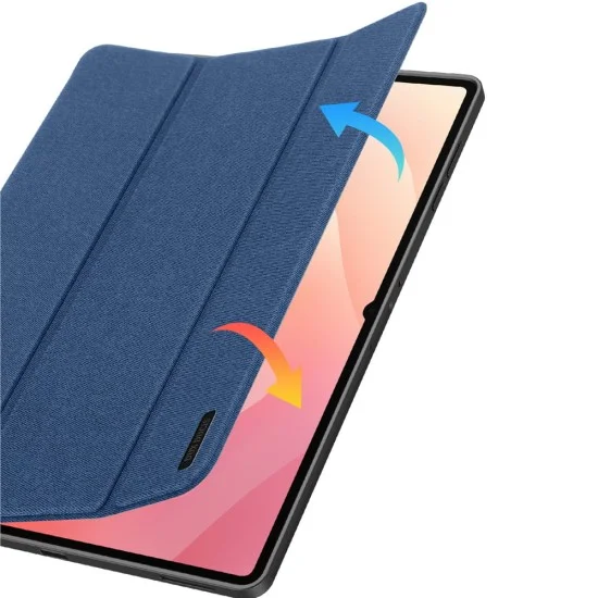 Калъф за Samsung Galaxy Tab S12 Ultra / Tab S11 Ultra - Domo Series (със държач за S Pen) - Dux Ducis - Син
