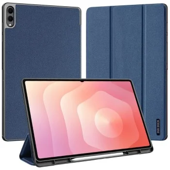 Калъф за Samsung Galaxy Tab S12 Ultra / Tab S11 Ultra - Domo Series (със държач за S Pen) - Dux Ducis - Син