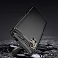 Калъф за Samsung Galaxy Xcover7 - Carbon Silicone - Черен