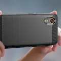 Калъф за Samsung Galaxy Xcover7 - Carbon Silicone - Черен