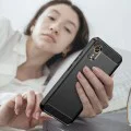 Калъф за Samsung Galaxy Xcover7 - Carbon Silicone - Черен