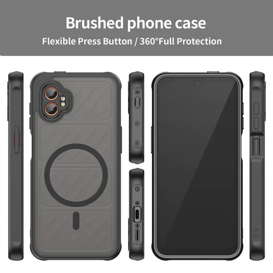 Калъф за Samsung Galaxy Xcover7 Pro - HaloFrost II MagSafe - Черен