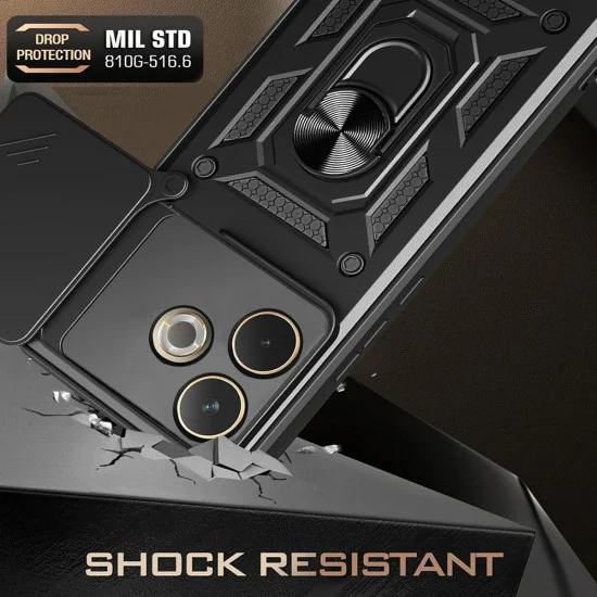 Калъф за Samsung Galaxy Xcover7 Pro - Techsuit - CamShield Series - Черен