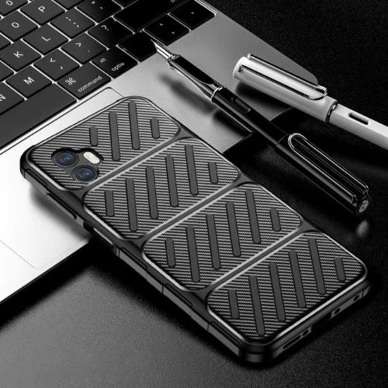 Калъф за Samsung Galaxy Xcover7 Pro - Techsuit - CarbonFiber - Черен