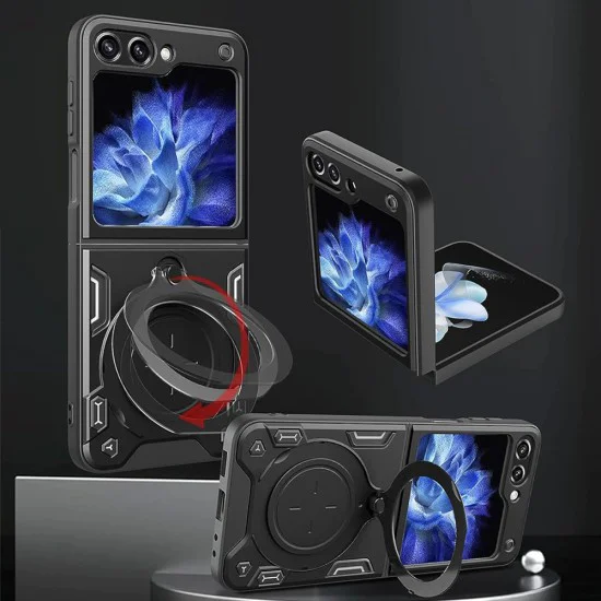 Калъф за Samsung Galaxy Z Flip5 - CamGuard Pro - черен