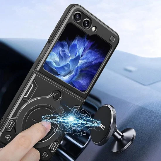 Калъф за Samsung Galaxy Z Flip5 - CamGuard Pro - черен