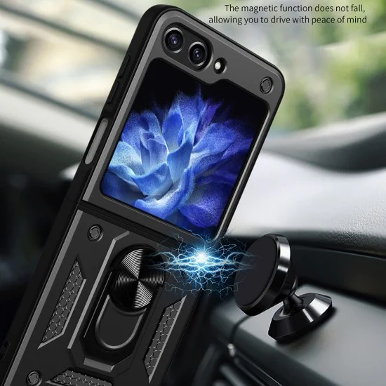 Калъф за Samsung Galaxy Z Flip5 - CamShield Series - черен