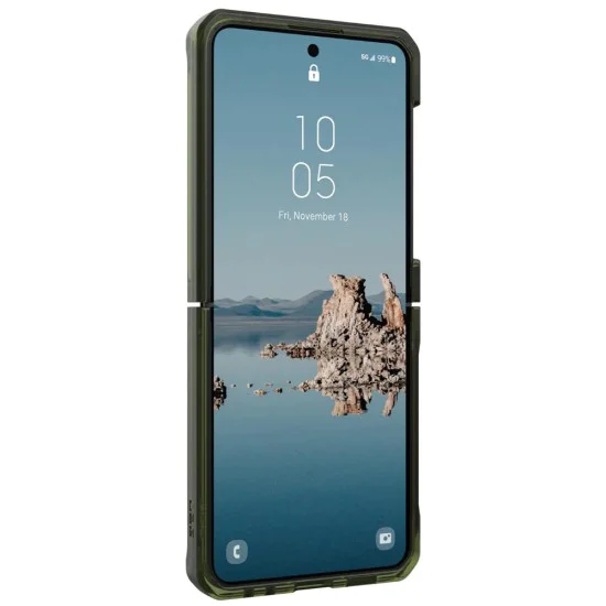Калъф за Samsung Galaxy Z Flip5 - UAG Plyo Pro - Olive / Space Grey