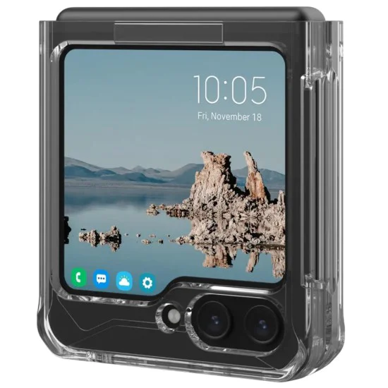 Калъф за Samsung Galaxy Z Flip5 - UAG Plyo Pro - Ice Silver
