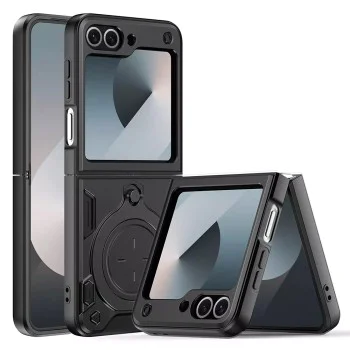 Калъф за Samsung Galaxy Z Flip6 - CamGuard Pro - черен