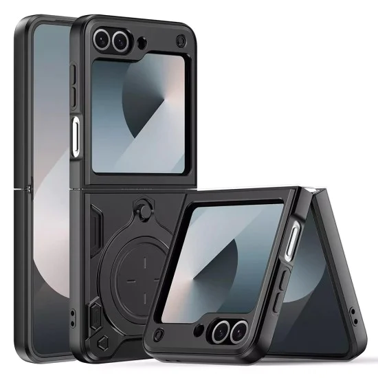 Калъф за Samsung Galaxy Z Flip6 - CamGuard Pro - черен
