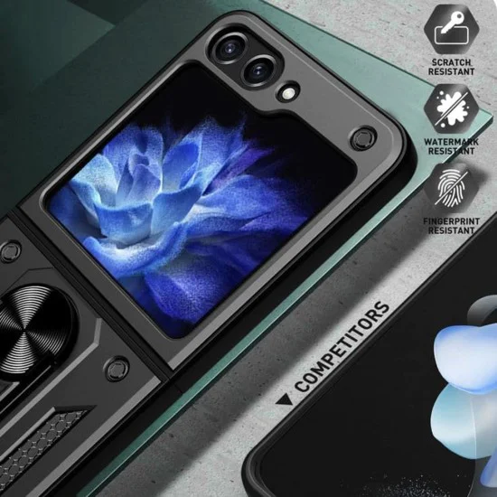 Калъф за Samsung Galaxy Z Flip6 - CamShield Series - зелен