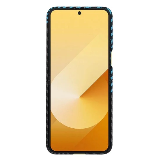 Калъф за Samsung Galaxy Z Flip6 - Carbonite FiberShell - Blue Pulse