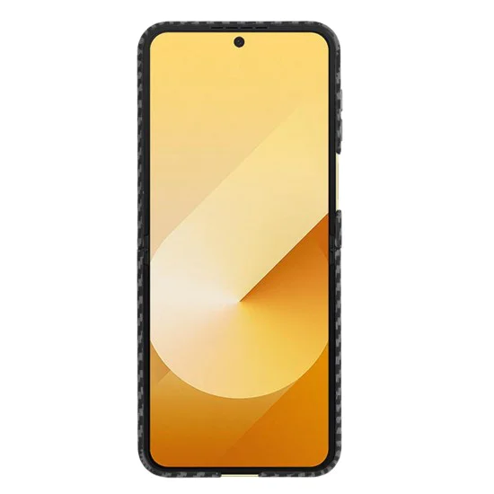Калъф за Samsung Galaxy Z Flip6 - Carbonite FiberShell - Черен