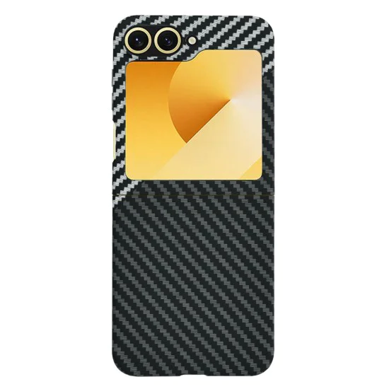 Калъф за Samsung Galaxy Z Flip6 - Carbonite FiberShell - Stealth Gray