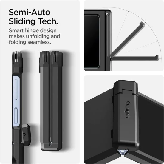Калъф за Samsung Galaxy Z Flip6 / Flip7 FE - Spigen - Tough Armor Pro MagSafe - Черен