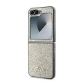 Калъф за Samsung Galaxy Z Flip6 - Guess Glitter Script (GUHCZZF6HGGSHD) - златен