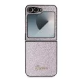 Калъф за Samsung Galaxy Z Flip6 - Guess Glitter Script (GUHCZZF6HGGSHP) - розова