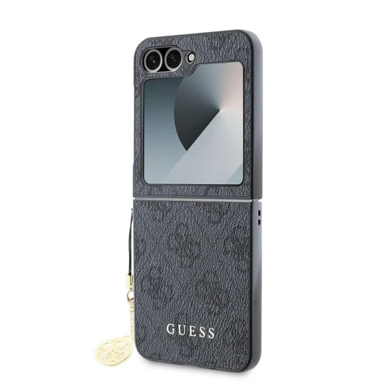 Калъф за Samsung Galaxy Z Flip6 - Guess Hardcase 4G Charm (GUHCZZF6GF4GGR) - Черен