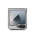 Калъф за Samsung Galaxy Z Flip6 - Guess Leather 4G Metal Logo (GUHCZZF64GMGGR) - Черен
