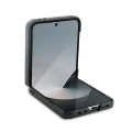 Калъф за Samsung Galaxy Z Flip6 - Karl Lagerfeld Saffiano (KLHCZZF6SAPKCNPK) - Karl&Choupette Metal Pin