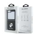Калъф за Samsung Galaxy Z Flip6 - Karl Lagerfeld Saffiano (KLHCZZF6SAPKCNPK) - Karl&Choupette Metal Pin
