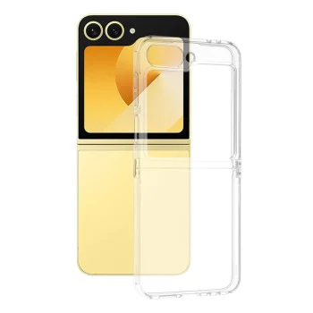 Калъф за Samsung Galaxy Z Flip6 - Прозрачен силикон - Прозрачен