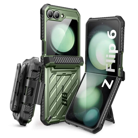 Калъф за Samsung Galaxy Z Flip6 - Supcase Unicorn Beetle Pro - Guldan
